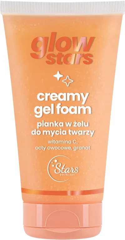 Stars from the stars Glow Stars Creamy Gel Foam, Pianka w żelu do mycia twarzy