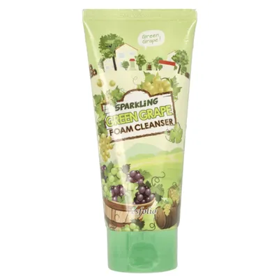 Esfolio Sparkling Green Grape Foam Cleanser (Regenerująca pianka oczyszczająca do twarzy z ekstraktem z winogron)