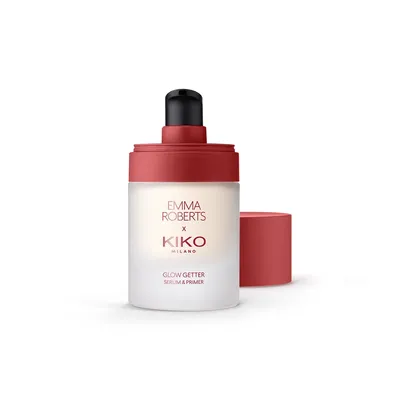 Kiko Milano Emma Roberts x Kiko Milano, Glow Getter Serum & Primer (Rozświetlające serum i baza do twarzy)