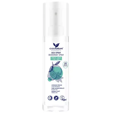 Cosnature Lime & Mint Deo Spray (Dezodorant w sprayu  (nowa wersja))