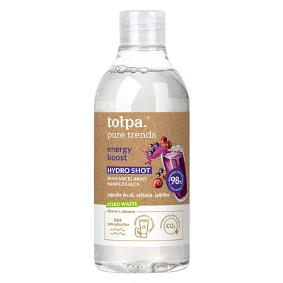 Tołpa Pure Trends, Energy Boost, Płyn micelarny nawilżający