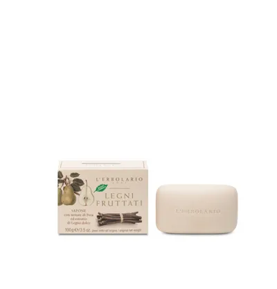L'Erbolario Legni Fruttati Sapone con Nettare di Pera ed Estratto di Legno Dolce (Mydło perfumowane)