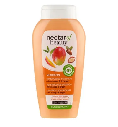 Carrefour Nectar of Beauty, Odżywczy szampon z ekstraktami z mango i masła orzechowego
