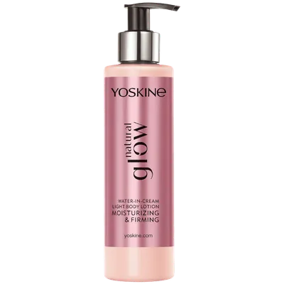 Yoskine Natural Glow, Water-In-Cream Light Body Lotion (Nawilżająco-ujędrniający lekki balsam do ciała)