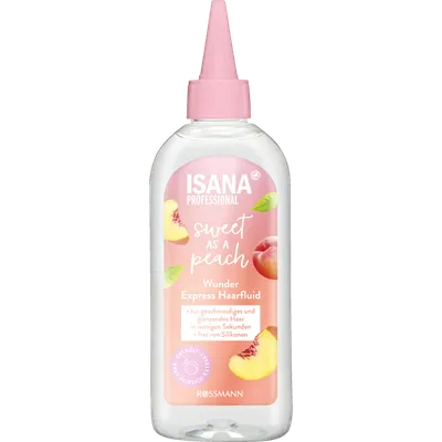 Isana Sweet as a Peach,  Wunder Express Haarfluid (Fluid do włosów)