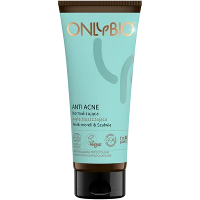 OnlyBio Anti Acne, Normalizująca pasta złuszczająca