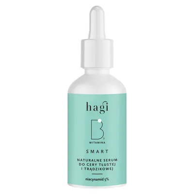 Hagi Smart, Naturalne serum do cery tłustej i trądzikowej z niacynamidem 5%