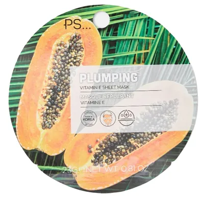 Primark PS.. Plumping Vitamin E Sheet Mask (Ujędrniająca maska w płachcie z witamina E)