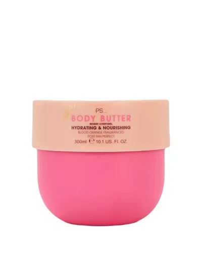 Primark PS... Post Tan Perfect,  Hydrating & Nourishing Body Butter (Odżywcze masło do ciała po opalaniu o zapachu czerwonej pomarańczy)