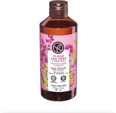 Yves Rocher Bath & Shower Gel (Kwiaty łąkowe i Wrzos, Żel pod prysznic i do kąpieli)