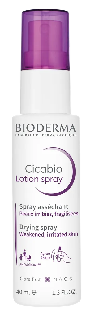 Bioderma Cicabio Lotion Spray (Kojąco - naprawczy spray osuszający rany i hamujący sączenie)
