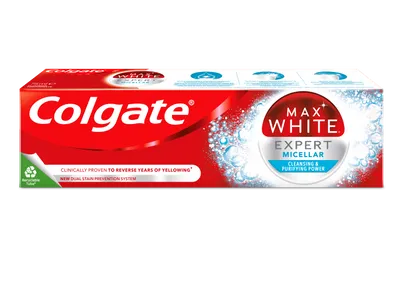 Colgate Max White Expert Micellar (Wybielająca pasta do zębów)