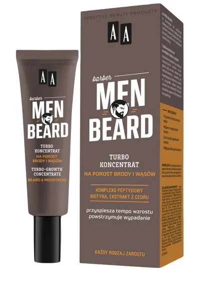 AA Men, Beard Barber, Turbo koncentrat na porost brody i wąsów