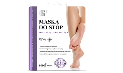 Life SPA, Maska do stóp złuszczająco-peelingująca