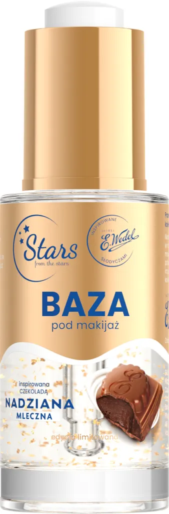 Stars from the stars x Wedel, Nadziana Mleczna, Baza pod makijaż z płatkami złota