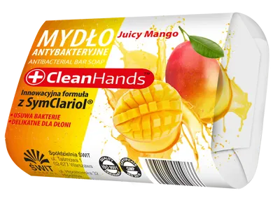 CleanHands Mydło w kostce antybakteryjne `Juicy Mango`