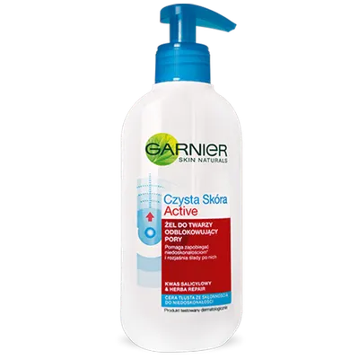 Garnier Czysta Skóra Pure Active [Kontra Trądzik], Deep Pore Wash (Żel do twarzy odblokowujący pory)