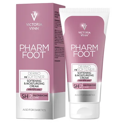 Victoria Vynn Pharm Foot, Dermo reSoftener Softening & Moisturizing Cream (Krem zmiękczający i nawilżający 10% mocznika)