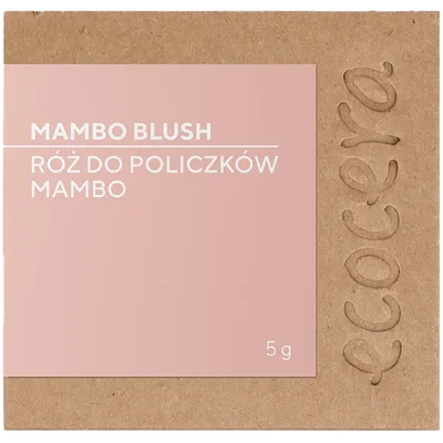 Ecocera Prasowany róż do policzków