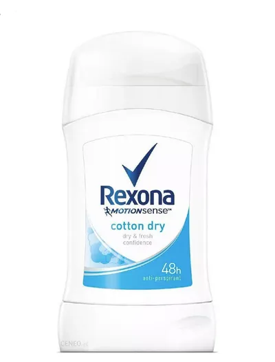 Rexona Motionsense, Cotton Dry Anti-perspirant Stick 48h (Antyperspirant w sztyfcie dla kobiet (nowa wersja))