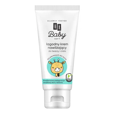 AA Baby Soft, Nawilżający krem do twarzy