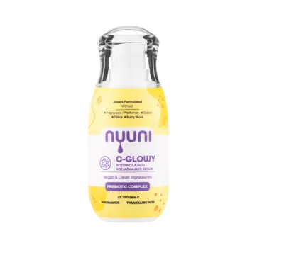 Nuuni C-Glowy, Rozświetlająco-rozjaśniające serum do twarzy