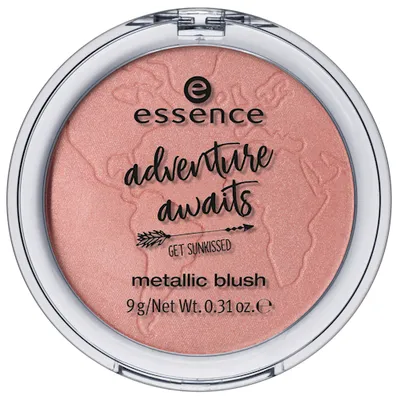 Essence Adventure Awaits, Get Sunkissed Metalic Blush (Metaliczny róż do twarzy)