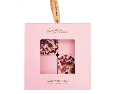 Stara Mydlarnia Idea of Home SPA, Rose Flowers, Luxury Bath Set (Kostki do kąpieli)
