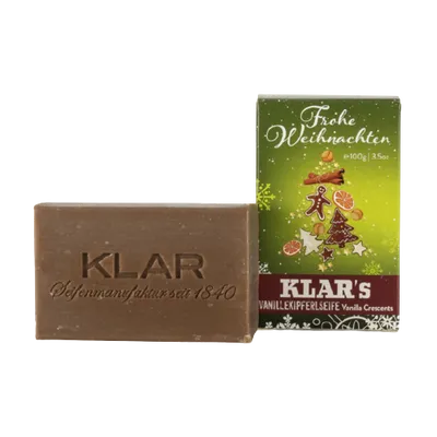 Klar Frohe Weichnachten Vanillekipfelnseife (Mydło świąteczne)