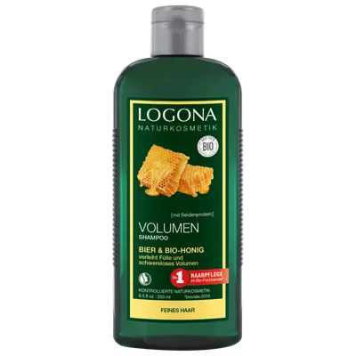 Logona Volume Shampoo (Szampon piwno-miodowy dodający objętości)