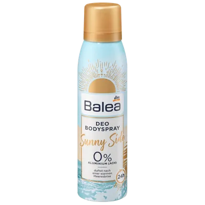 Balea Deo-Bodyspray Sunny Side (Dezodorant o zapachu bryzy morskiej)