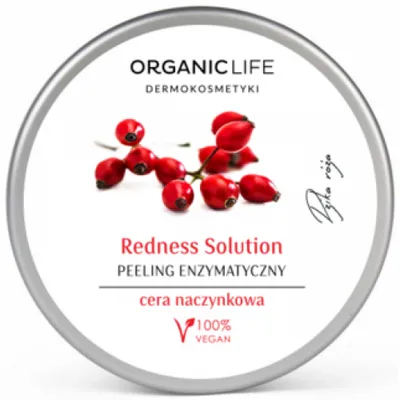 Organic Life Peeling enzymatyczny do cery naczynkowej `Redness Solution`