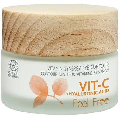 Feel Free Vit. C + Hyaluronic Acid, Vitamin Synergy Eye Contour (Krem pod oczy z witaminą C i kwasem hialuronowym)