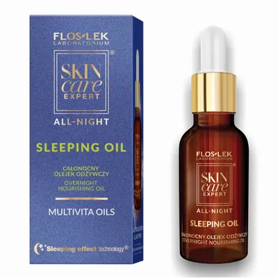 Floslek Skin Care Expert All Night, Całonocny olejek odżywczy