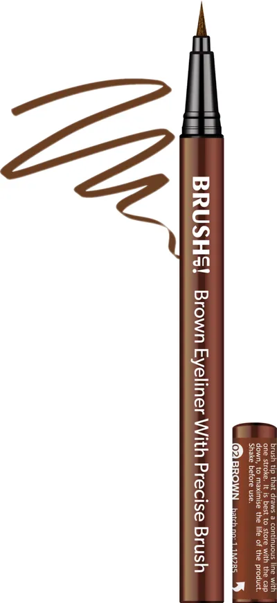 Brush Up by Maxineczka Brown Eyeliner with Precise Pen (Brązowy eyeliner w pisaku)