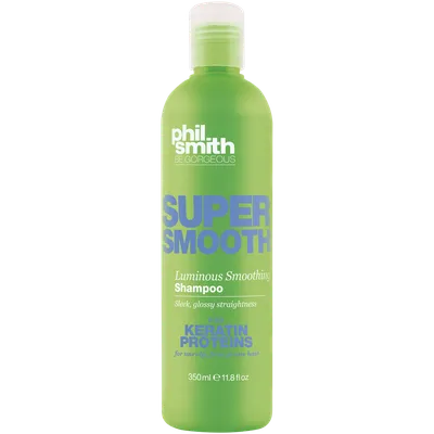 Phil Smith Super Smooth, Luminous Smoothing Shampoo (Wygładzający szampon do włosów z keratyną)