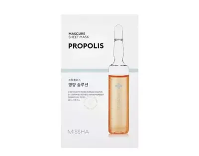 Missha Mascure Nutrition Sheet Mask ,Propolis (Odżywcza maska w płachcie `Propolis`)