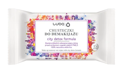 Luba Make-up Remover Wet Wipes with City Detox Formula (Chusteczki do demakijażu z formułą city detox)