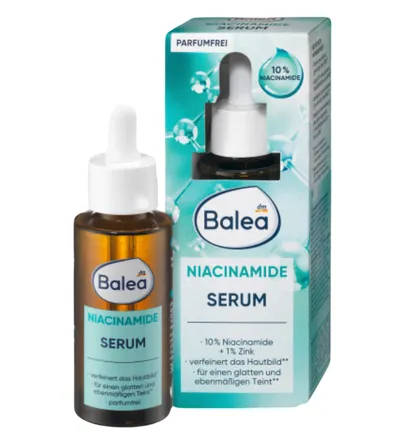 Balea Niacynamid, Face Serum (Serum do twarzy z 10% niacyniamidu i 1% cynku)