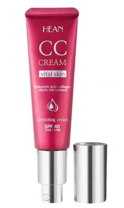 Hean CC Cream Vital Skin SPF 40 UVA/UVB (Lekki kryjący podkład)