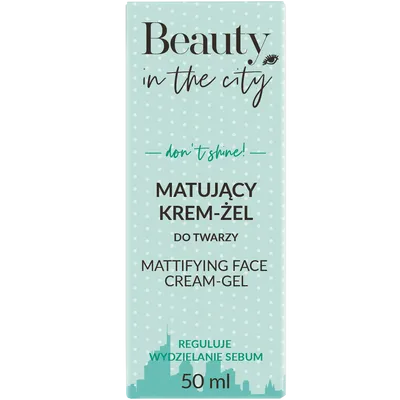 Beauty in the City Don't Shine! Mattifying Face Cream-Gel (Matujący krem-żel do twarzy na dzień i noc)