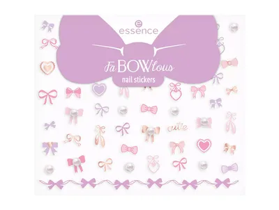 Essence FaBOWlous, Nail Stickers (Naklejki na paznokcie)