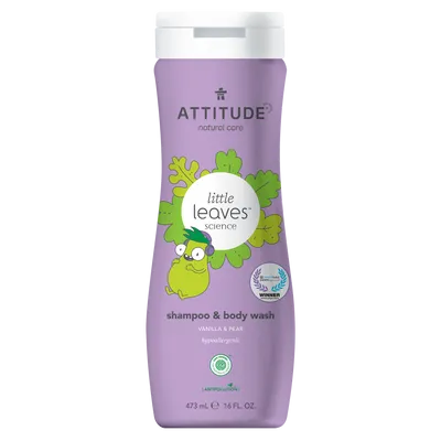 Attitude Little Leaves, Vanilla & Pear, Shampoo & Body Wash (Szampon i żel pod prysznic dla dzieci `Wanilia i gruszka`)