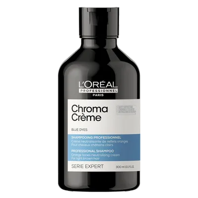 L'Oreal Professionnel Szampon Chroma Crème Blue (Profesjonalny szampon z niebieskim pigmentem do neutralizacji miedzianych refleksów na średnich blondach i jasnych brązach)
