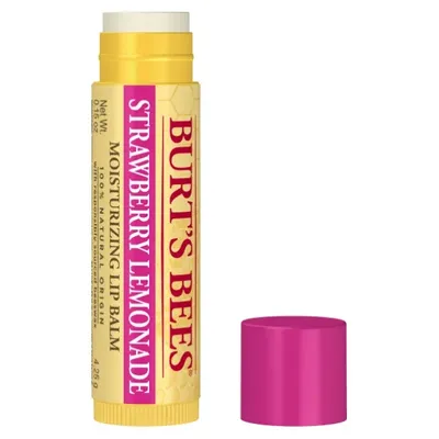 Burt's Bees Strawberry Lemonade, Lip Balm (Truskawkowa lemoniada, Balsam do ust)
