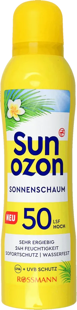 SunOzon Sonnenschaum LSF 50 (Pianka przeciwsłoneczna SPF 50)
