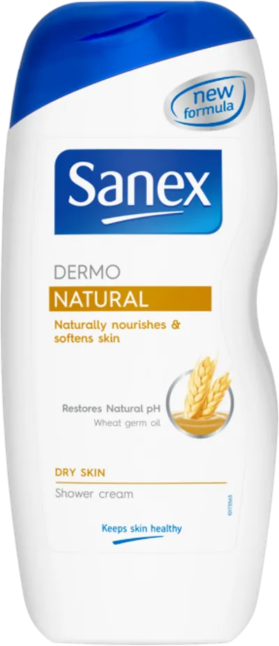 Sanex Dermo Natural Shower Gel (Żel po prysznic z olejem z kiełków pszenicy)
