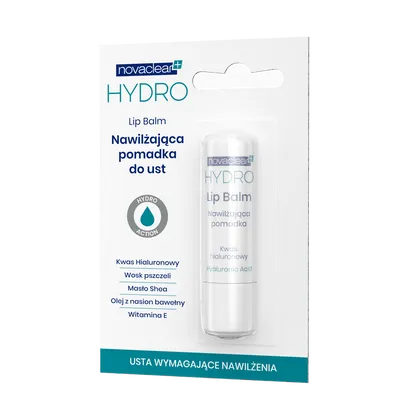 Novaclear Hydro, Lip Balm (Nawilżająca pomadka do ust)