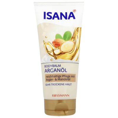 Isana Arganol, Bodybalm (Mleczko do ciała z olejem arganowym i olejem migdałowym)