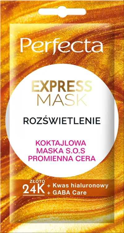 Perfecta Express Mask, Rozświetlenie, Koktajlowa maska S.O.S (nowa wersja)